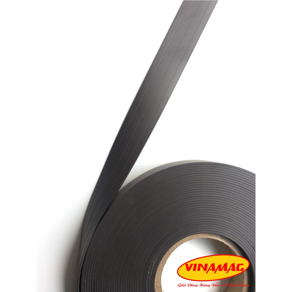 Nam châm dẫn đường xe tự hành dẻo khổ ngang 3cm dày 2mm dài 1m