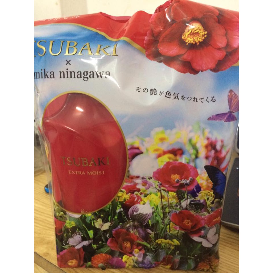 Sét gội xả TSUBAKI đỏ (Nhật Bản)