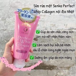 Sữa rửa mặt Collagen Nhật bản