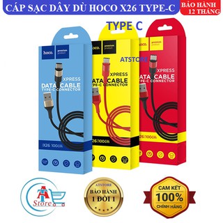 Cáp Sạc Nhanh Hoco X26 Type C Chính Hãng Chống Đứt, Chống Gãy