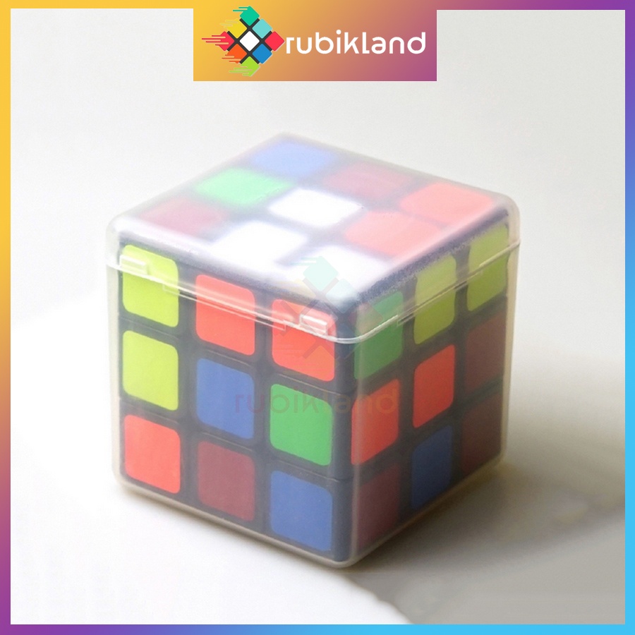 Hộp Đựng Rubik 3x3 Trong Suốt 5.7cm Hộp Rubic Đồ Chơi Trí Tuệ Trẻ Em