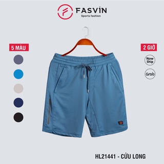 Quần short thể thao nam Fasvin HL21441.HN chất liệu cao cấp mềm mịn, không nhăn co giãn thoải mái