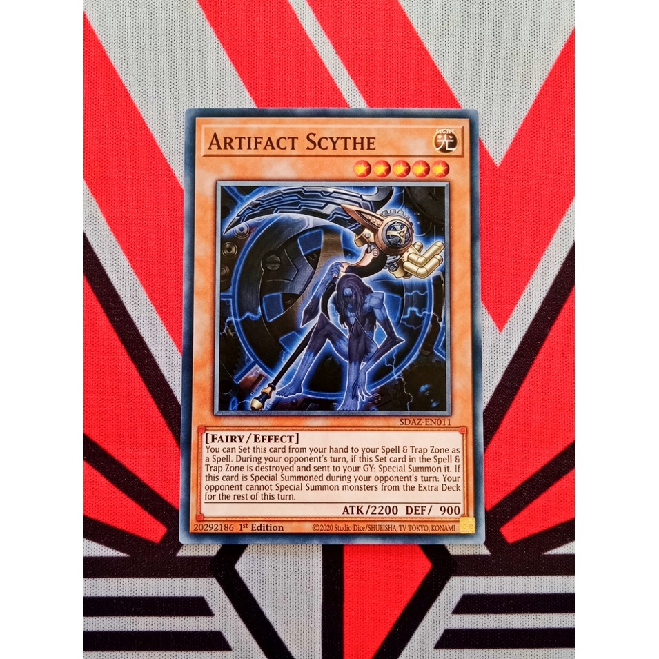 Thẻ Bài Yugioh Monster Artifact Scythe - SDAZ-EN011 - Common 1st Edition