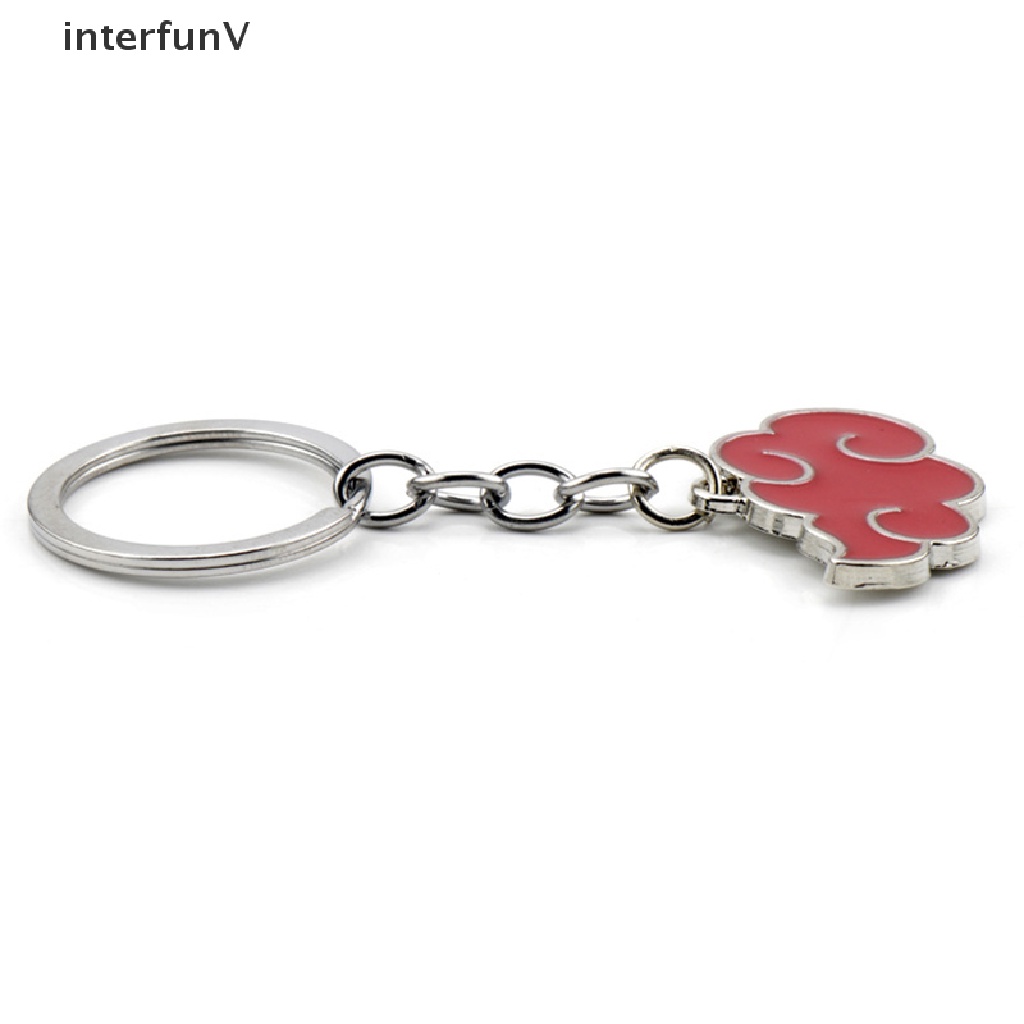 Vòng cổ Mặt Kim Loại Hình Đám Mây Đỏ Phong Cách Anime Akatsuki Nhật Bản