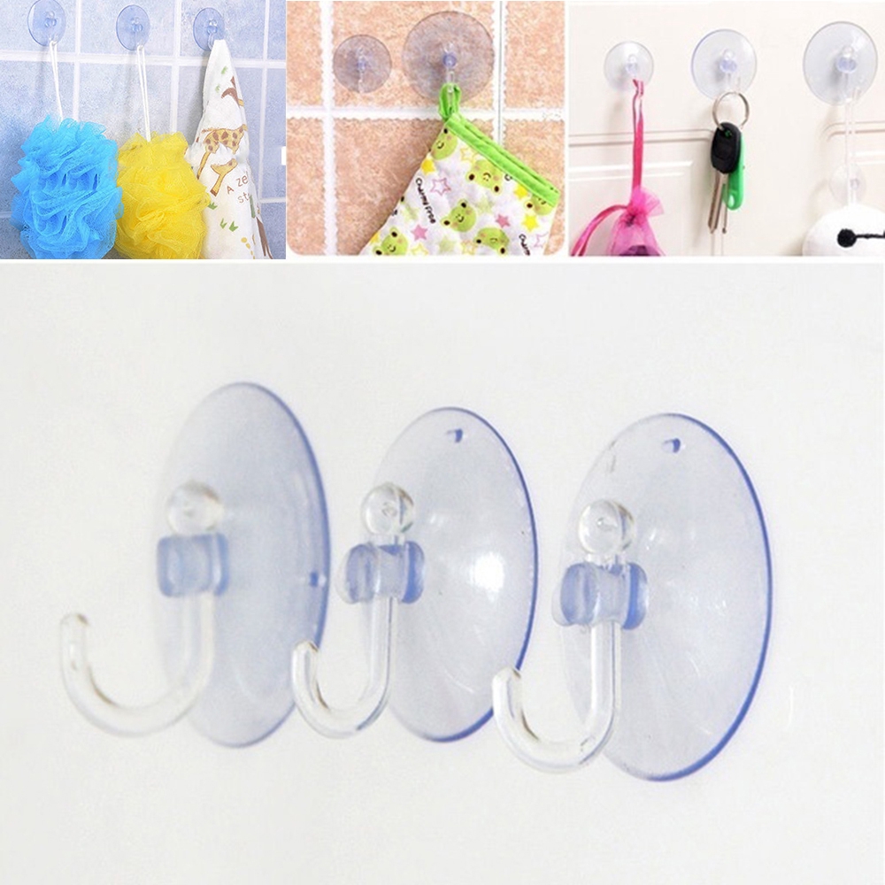 10 Móc treo kiểu giắc hút gắn tường nhà tắm/ nhà bếp