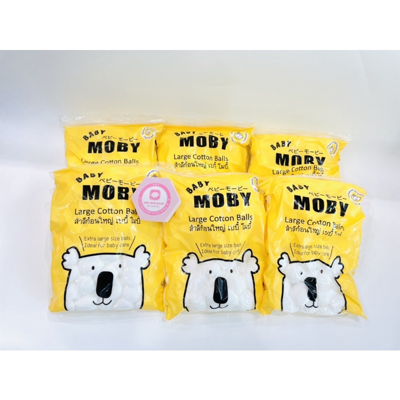 Bông gòn đa năng Moby, lau mắt và vệ sinh cuống rốn cho em bé