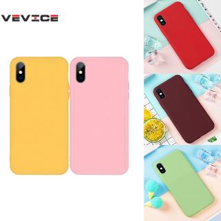 Ốp lưng silicon mềm màu trơn chống sốc bảo vệ điện thoại iPhone X 10 XR XS MAX 6 6s 7 8 Plus 5 5s SE