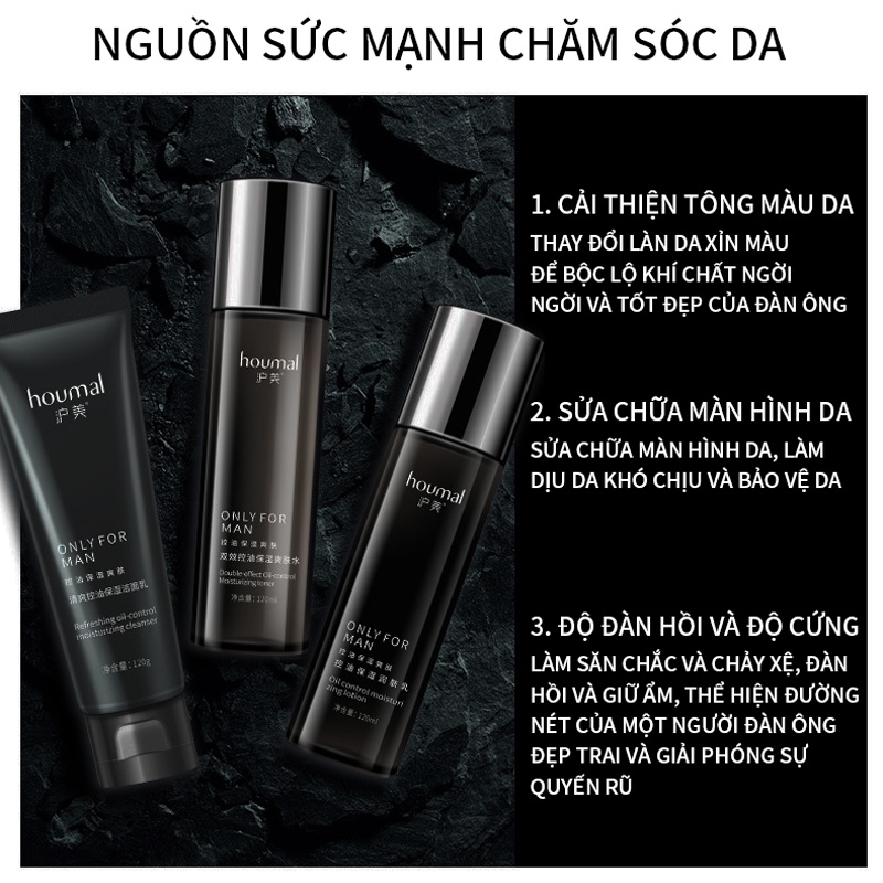 Bộ 3 Sản Phẩm Chăm Sóc Da  Gồm Sữa Rửa Mặt (140g) + Toner Dưỡng Da (120ml) + Kem Dưỡng Ẩm (120g)-URBHM-T3