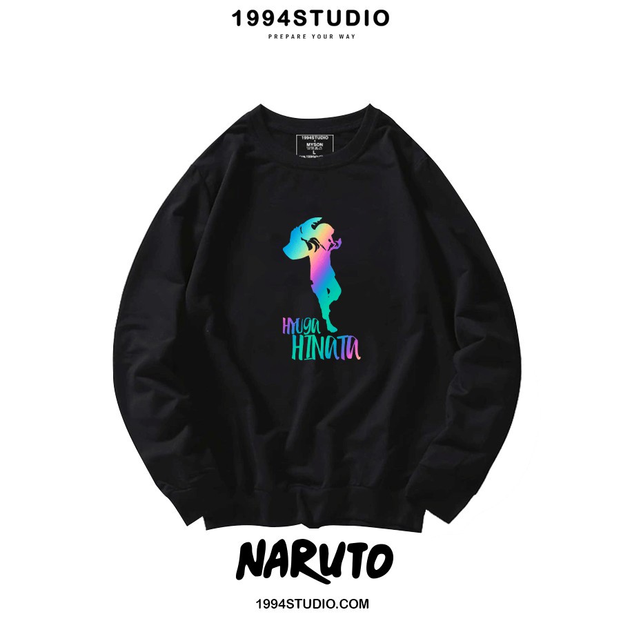 [Mã 1994UP20K Giảm 20% Đơn 400K] Áo Sweater Áo Nỉ Da Cá Naruto Hinata Phản Quang 7 Màu - 1994 Studio