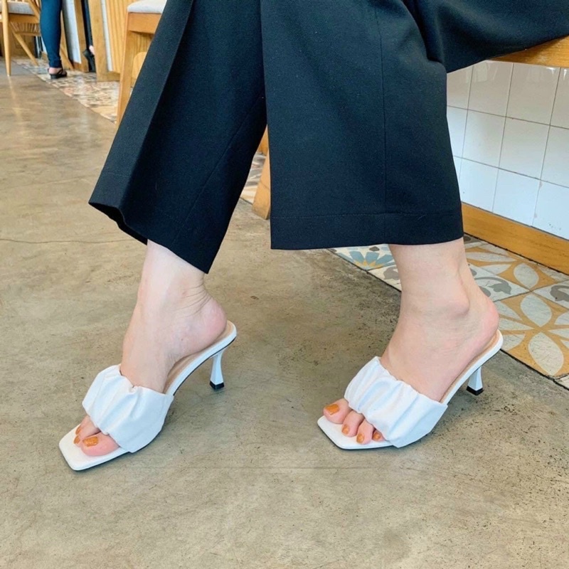 Dép lê cao gót 3 màu