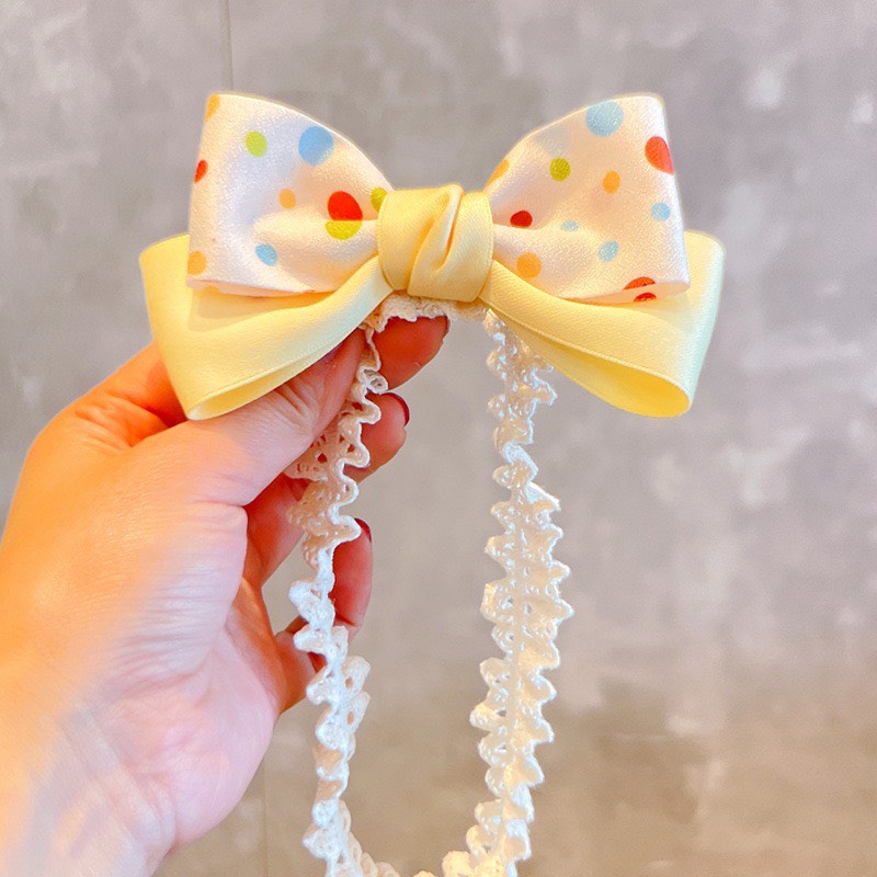 Băng đô bé gái nơ hoa 2022 mẫu mới