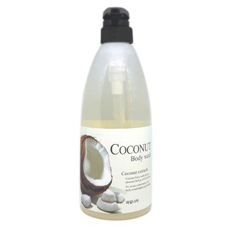 Sữa tắm chiết xuất từ trái dừa làm trắng và mịn da Welcos Coconut Body Cleanser Hàn Quốc 740ml - Hàng Chính Hãng