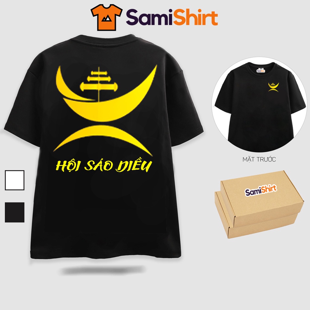 Áo Thun In Sáo Diều Chất Liệu Cotton Thoáng Mát Thấm Hút Mồ Hôi Form Tay Ngắn Đại Trà