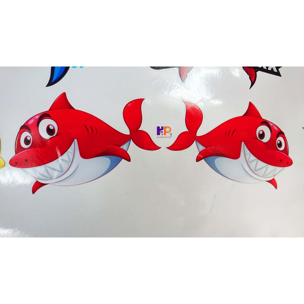 TEM DECALCÁ MẬP CON MINI  - Trang Trí Ô Tô - Xe Tải XE Ô TÔ, XE HƠI  XE MÁY