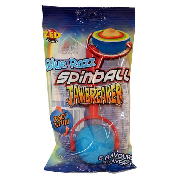 Kẹo Zed Candy Spinball Jawbreaker vị Việt quất 60gr