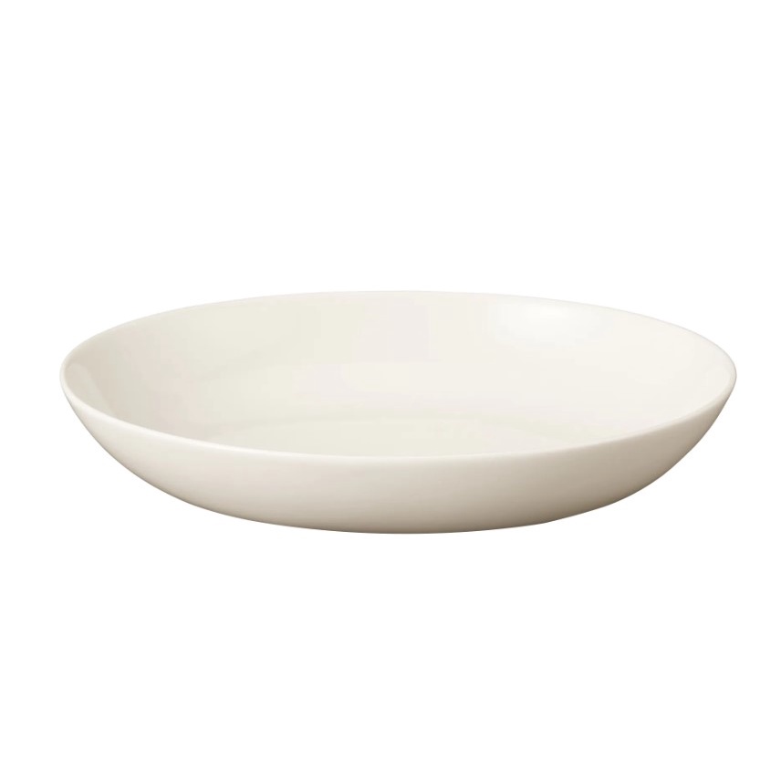 Muji Đĩa Sứ Hình Oval Màu Be / L