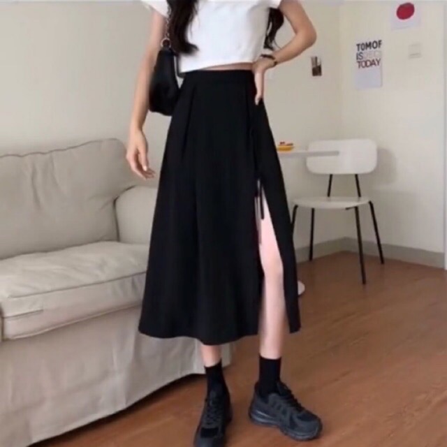 [Video+ ảnh thật]CHÂN VÁY LƯNG CAO A 3 TẦNG KÈM DÂY BUỘC NHẸ NHÀNG CHO NỮ