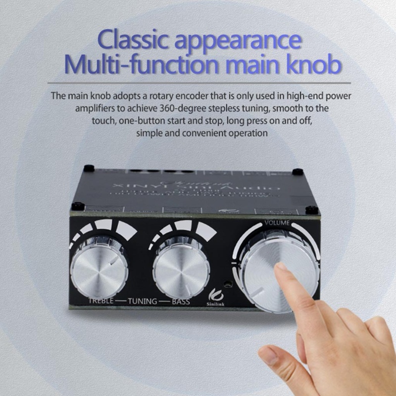 Bộ khuếch đại âm thanh mini 2.1 kênh XY- T100L 100 W+100W