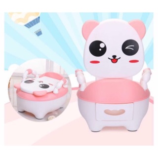 Ghế bô vệ sinh cho bé gấu panda