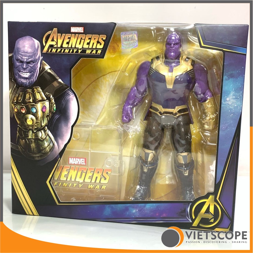 Mô hình ác nhân Thanos của vũ trụ Marvel - Có đế trưng bày