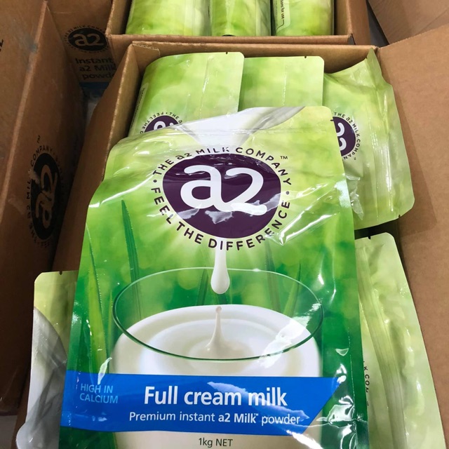 Sữa tươi A2 dạng bột nguyên kem – A2 instant Milk Powder Full Cream 1kg của Úc