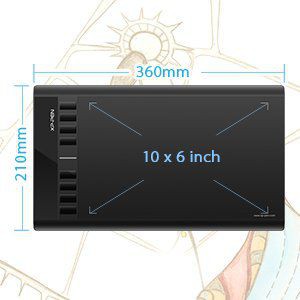 Bảng Vẽ Điện Tử XP-Pen Star 03 v2 12inch Lực Nhấn 8192 Bút Stylus Không Sạc Chính Hãng