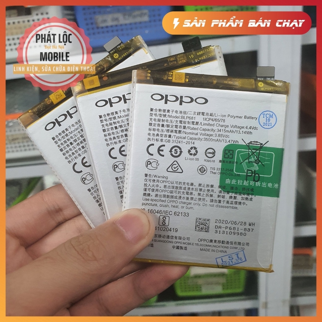 Pin Oppo F9 zin( Mã Pin BLP 691) chính hãng 3500 mAh, Bảo hành 6 tháng