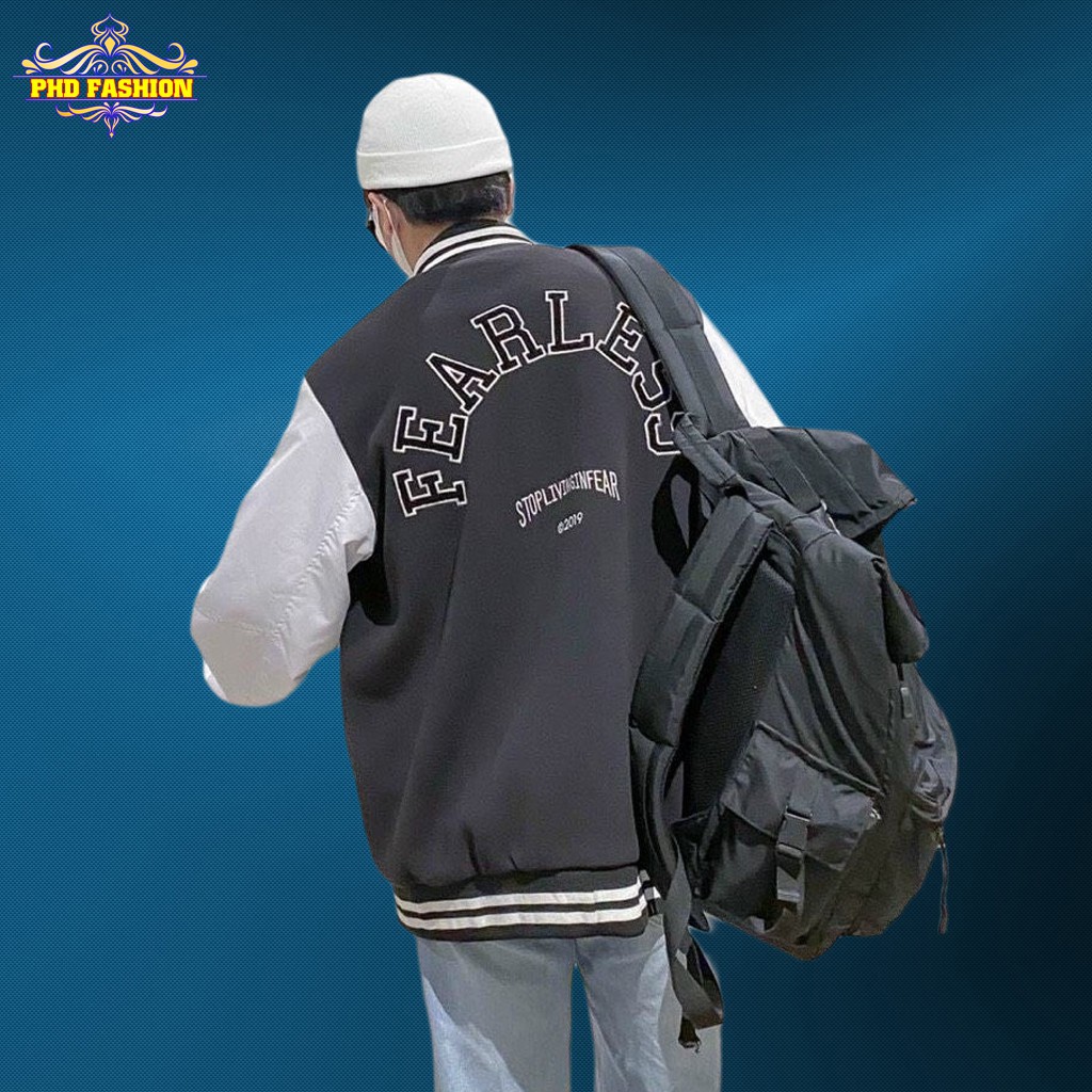 Áo khoác bomber unisex dù 2 lớp xịn sò không bong tróc chất vải mịn không xù nhiều màu, cam kết video kèm ảnh thật | BigBuy360 - bigbuy360.vn