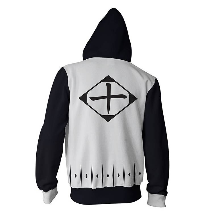 Áo Khoác Dài Tay Dáng Rộng Họa Tiết Hoạt Hình BLEACH Mặc Hóa Trang Nhân Vật Unisex