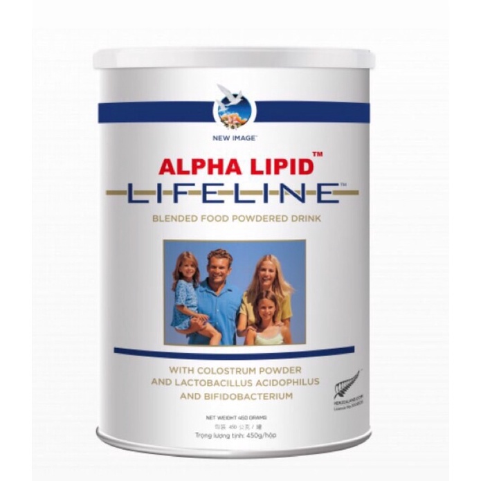 Sữa non Alpha Lipit Lifline 450g nhập khẩu từ New Zealand, thực phẩm chức năng, thực phẩm bổ sung sức khoẻ cho gia đình