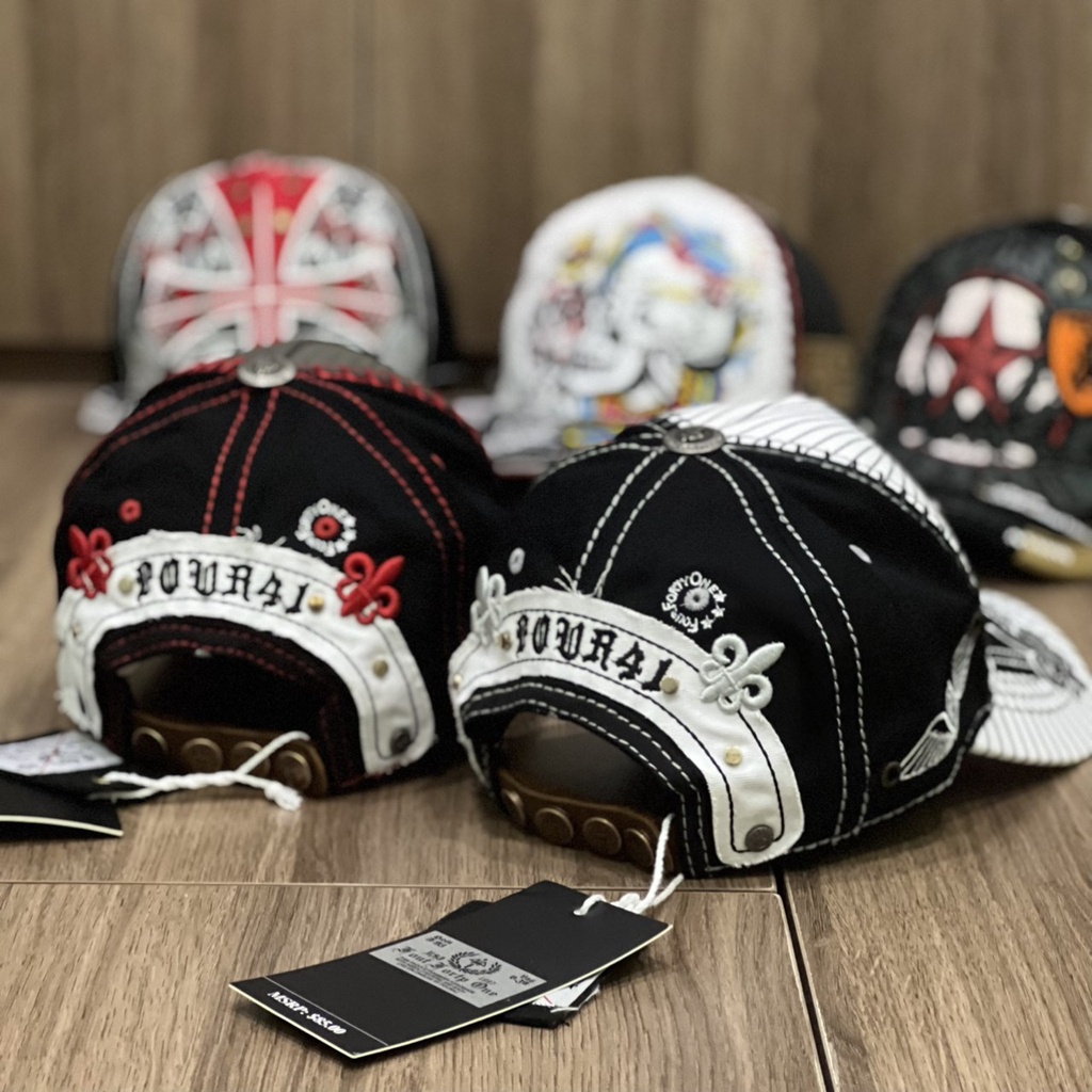 Nón kết four 441 bông lúa Mũ lưỡi trai thời trang cao cấp cực nét chuẩn from lòng sâu (Nón thiết kế)