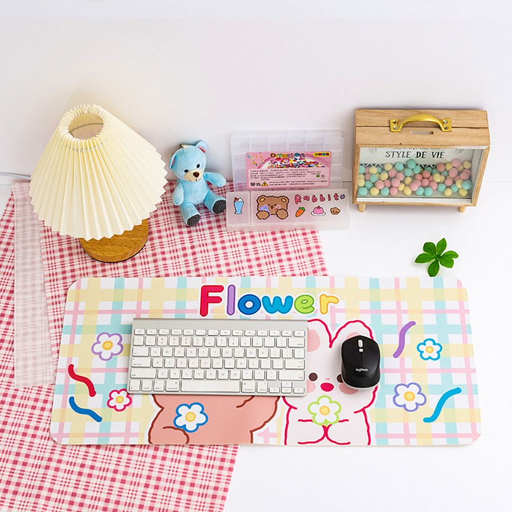Miếng lót chuột máy tính cỡ lớn chống thấm nước in họa tiết hoạt hình đáng yêu