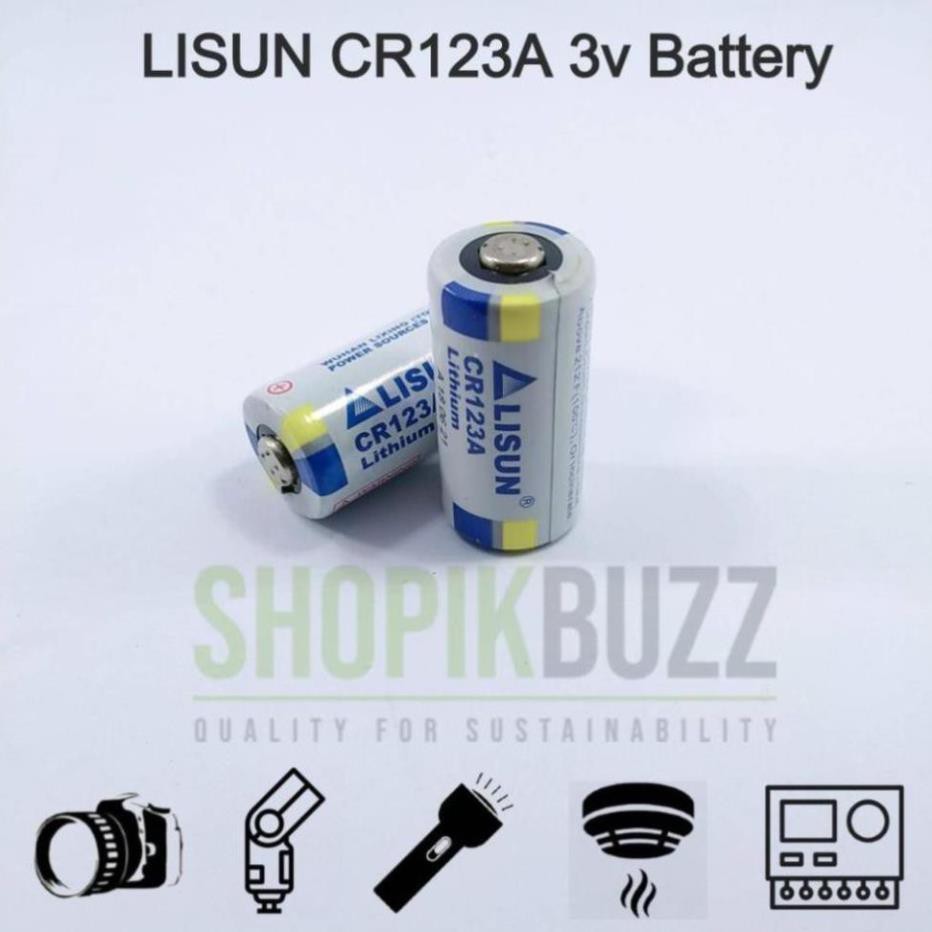 Pin CR123A 3V Lithium CR123A 3V Hãng Lisun