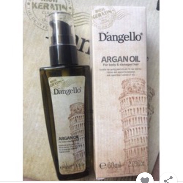 Tinh dầu dưỡng tóc hư tổn ARGAN OIL D'angello 60ml