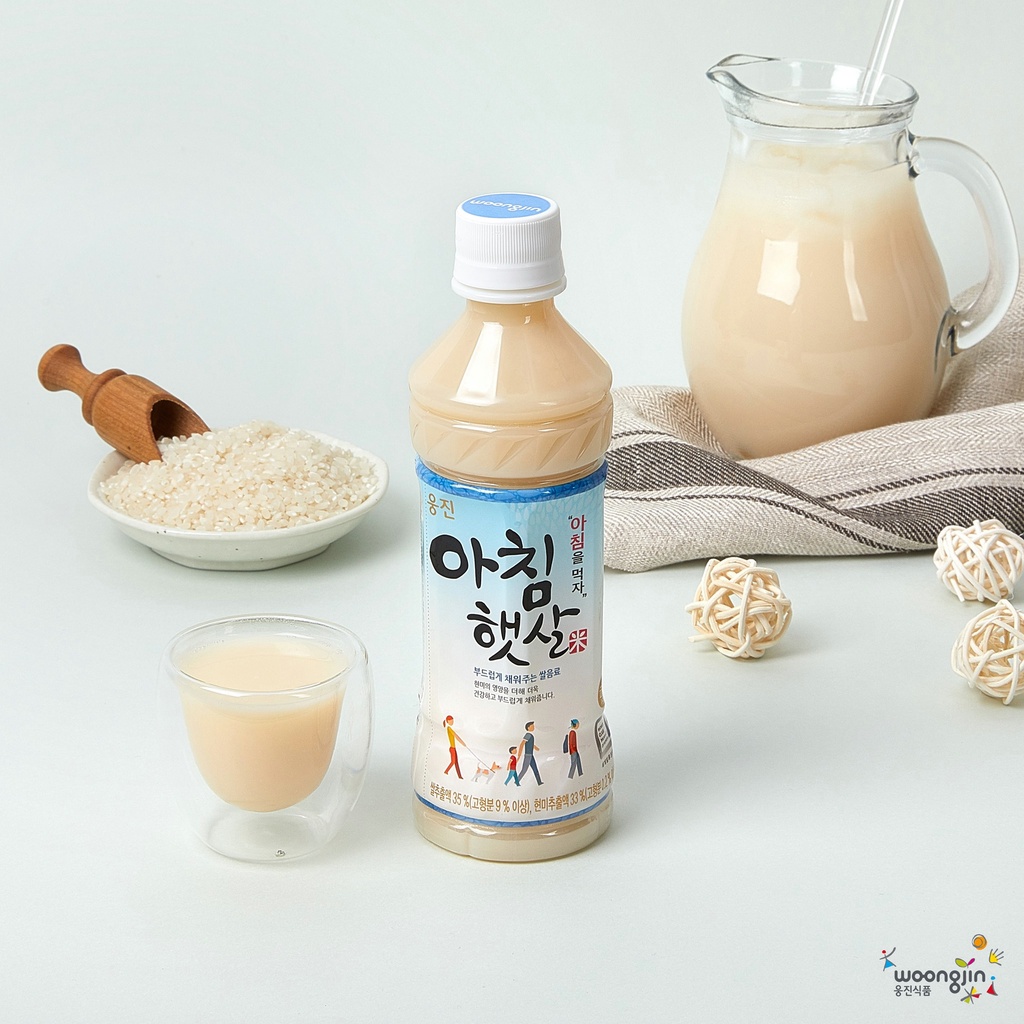 Nước Gạo Hàn Quốc Morning rice Woongjin (180ml - 500ml)