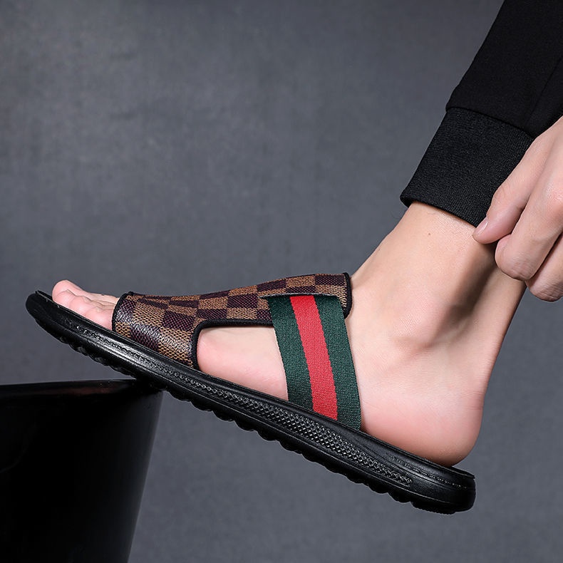 Dép Sandal Da Cao Cấp Thoải Mái Thời Trang Hàn Quốc Dành Cho Nam