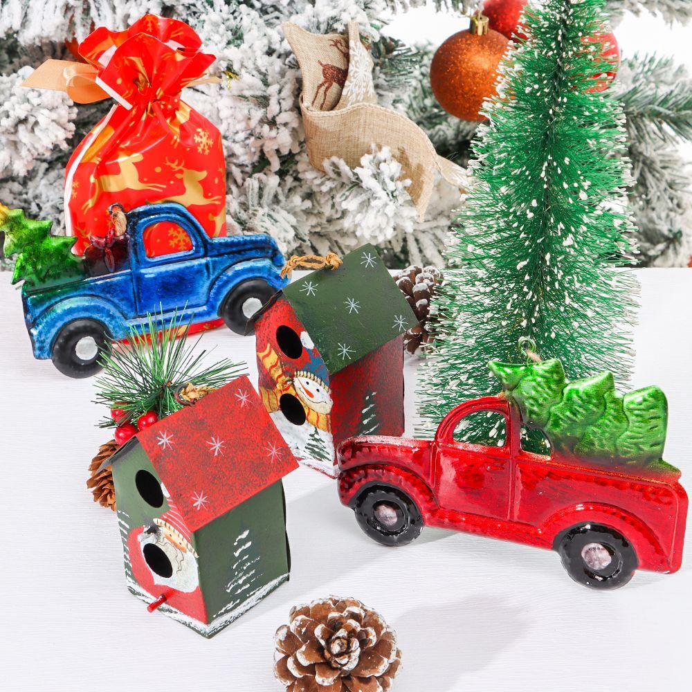 Phụ Kiện Treo Trang Trí Giáng Sinh Hình Ông Già Noel / Người Tuyết
