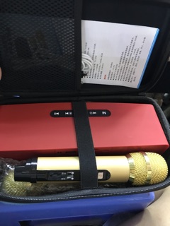 Bộ loa và Micro hát karaoke Bluetooth ZBX 88