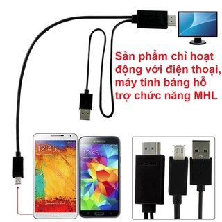 Cáp HDMI MHL Cho Điện Thoại Android (mầu ngẫu nhiên)