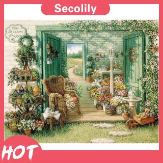 Bộ tranh đính đá kim cương 5D hình bông hoa DIY độc đáo