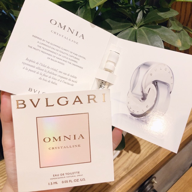 Nước hoa vial BVL omnia trắng