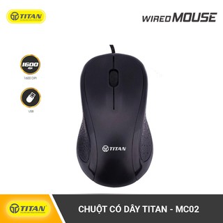 Chuột Có Dây TITAN - MC02 siêu bền dễ dàng sử dụng bảo hành 12 tháng