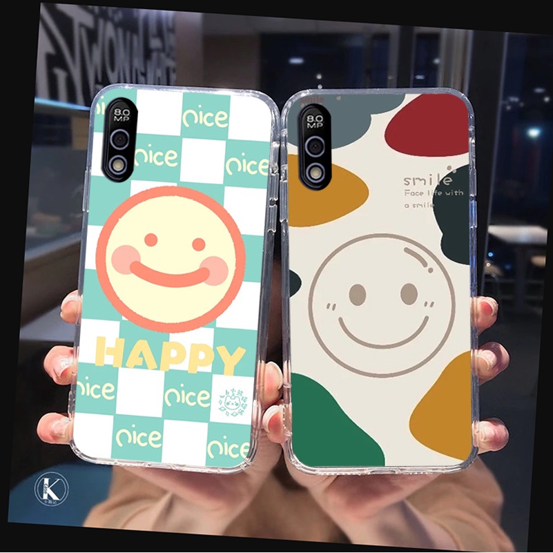 Ốp lưng Vsmart BEE / BEE 3 / LIVE / STAR mặt cười, họa tiết caro đơn giản đẹp cute