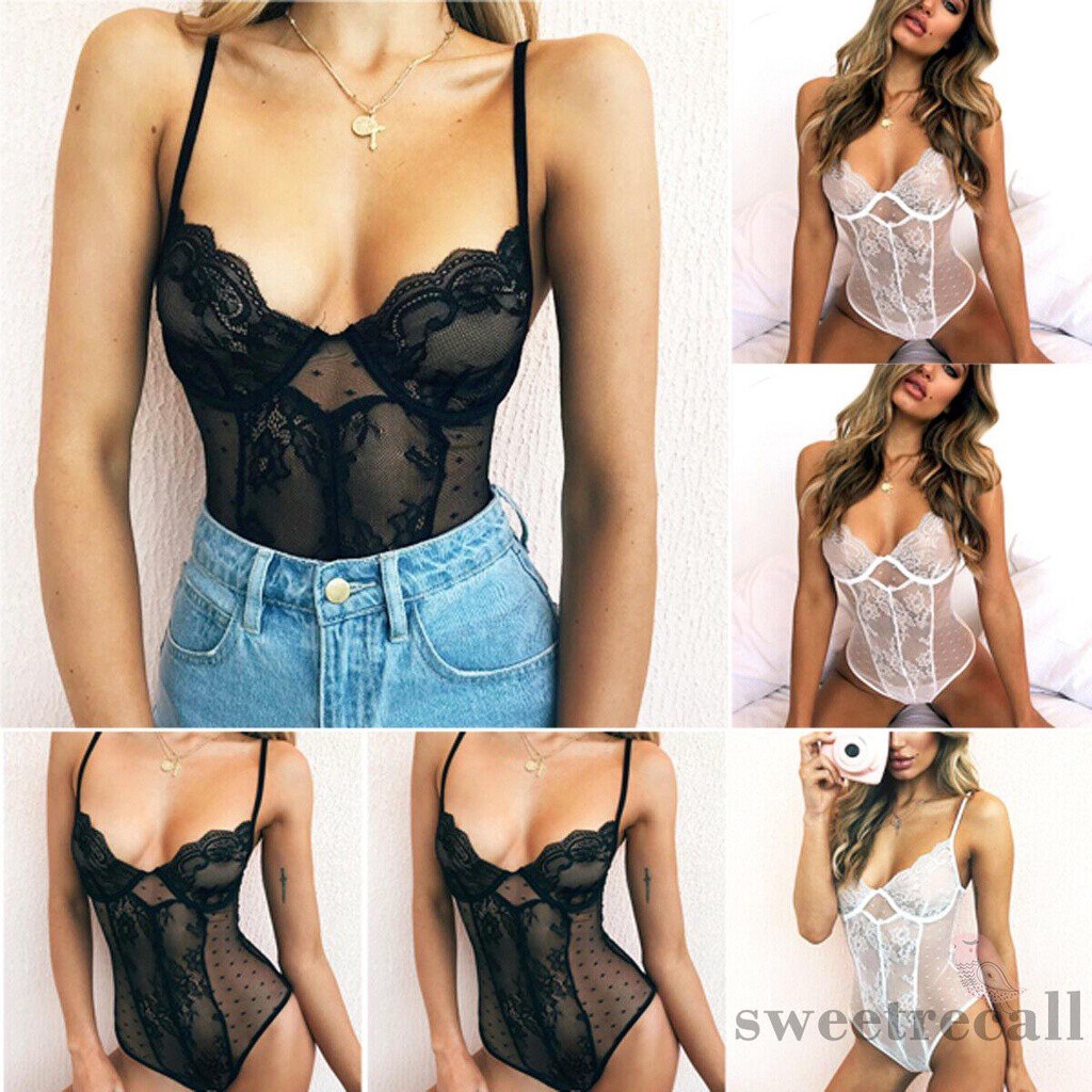 Bộ Đồ Ngủ Liền Thân Phối Ren Quyến Rũ Dành Cho Nữ | BigBuy360 - bigbuy360.vn