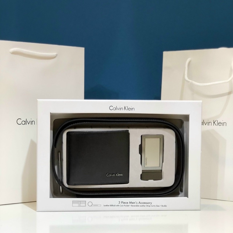 Set ví kèm thắt lưng Calvin Klein