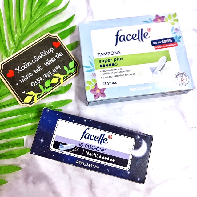 Tampons Facelle - hàng Đức