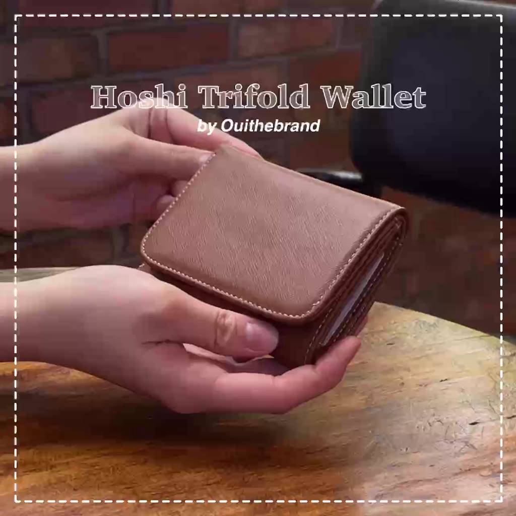 Hoshi Trifold Wallet - Ví Gập Ba Thiết Kế Ouithebrand | BigBuy360 - bigbuy360.vn