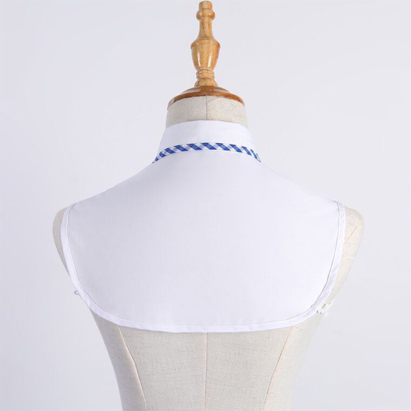 Cổ áo sơ mi giả in sọc caro/trơn có thể tháo rời 29 phong cách tùy chọn cho nữ  | BigBuy360 - bigbuy360.vn