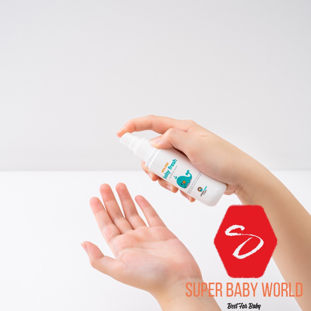 Xịt diệt khuẩn, khử mùi Baby Fresh an toàn cho bé 55ml JOONA BABY