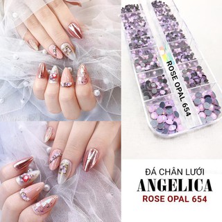 [ANGELICA] Đá chân lưới rose opal 654